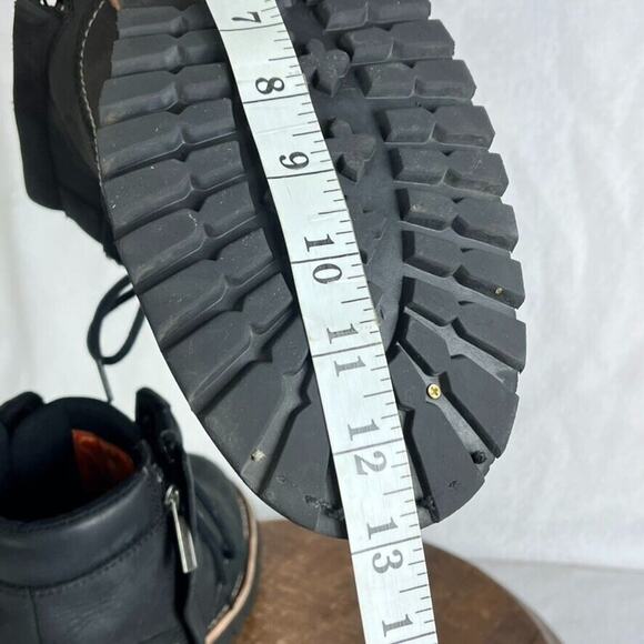 Harley Davidson Boots Mens 10.5 Bentler 6 Inch Side Zip Ankle Full Grain Leather